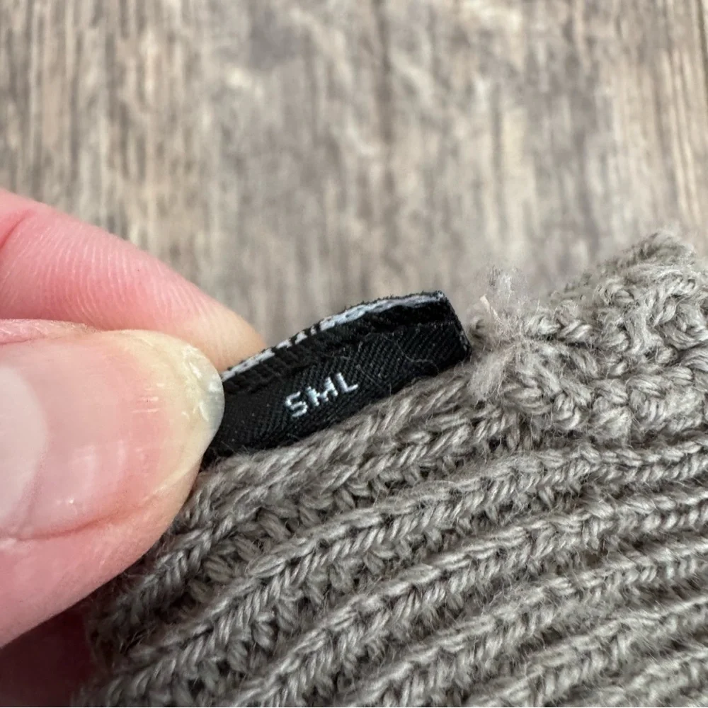 Athleta Lightweight Taupe Knit Beanie